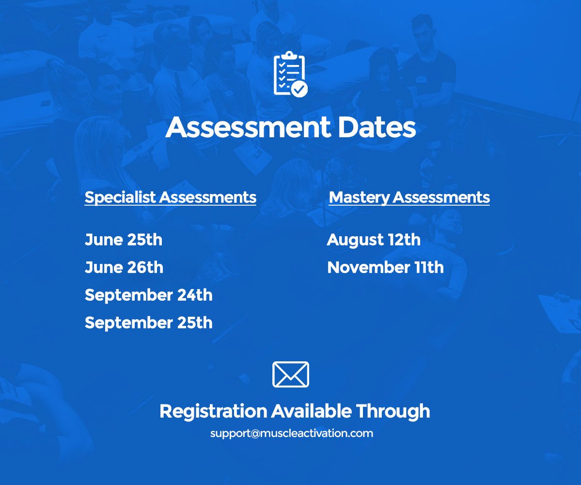 Assessment Dates Updated B